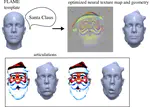Articulated 3D Head Avatar Generation Using Text-to-Image Diffusion Models